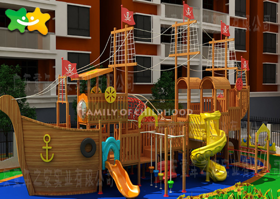 Instalación del patio de los niños de los niños favorable del equipo de la casa al aire libre del Cubby