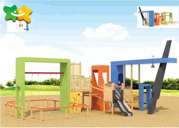 Diapositiva de madera del patio de Diy, diapositiva Surfact del marco