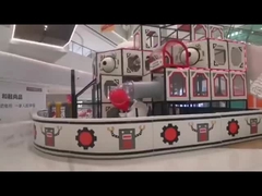 Equipo interior del patio de los niños de encargo atractivos con la diapositiva mágica de la piscina de la bola