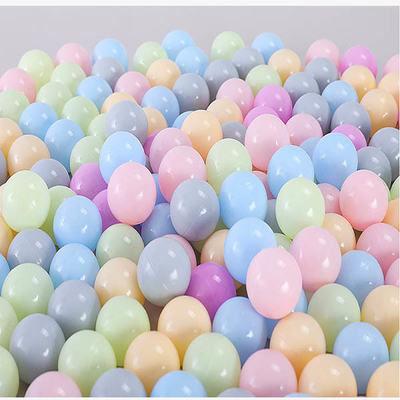 las bolas de las piezas del patio de los niños de los 8cm abultan color de encargo suave material del PE