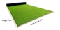 Estera de alta densidad verde oscuro los 4*25m artificiales PE PP del piso de la hierba verde del SGS