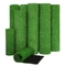 Estera de alta densidad verde oscuro los 4*25m artificiales PE PP del piso de la hierba verde del SGS